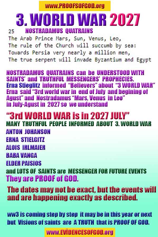 Date of world war 3 2027 